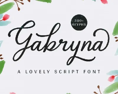 Gabryna Script font
