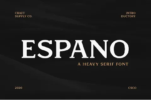 Espano font