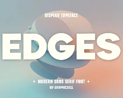 Edges font