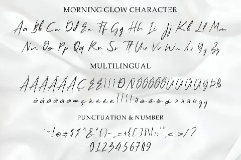 Morning Glow Demo Version font