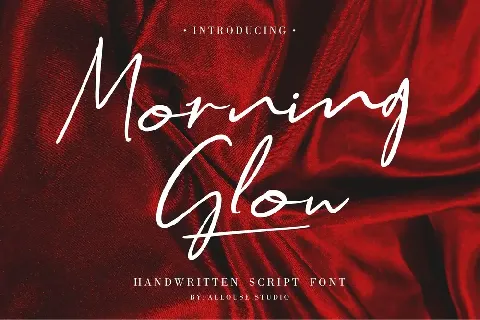 Morning Glow Demo Version font