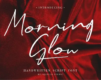 Morning Glow Demo Version font