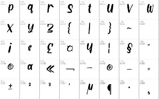 Loopglasy font
