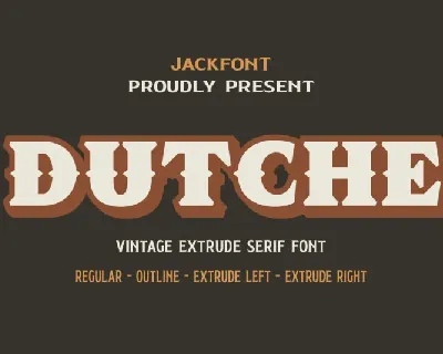 JF Dutche font