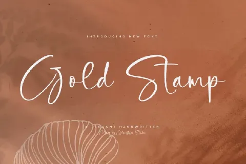 Gold Stamp font