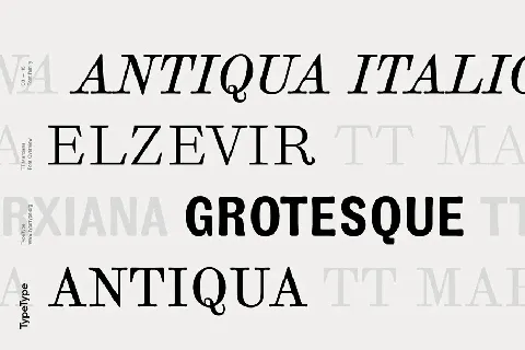TT Marxiana Family font