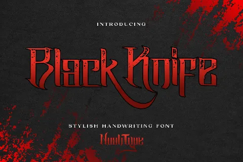 Black Knife font