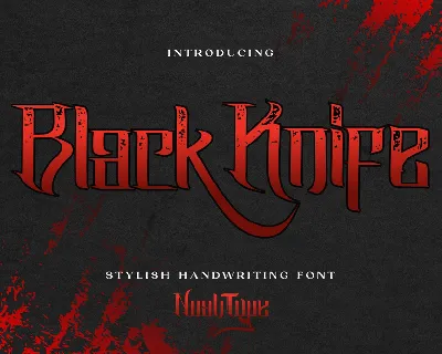 Black Knife font