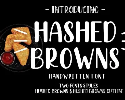 Hashed Browns Script font