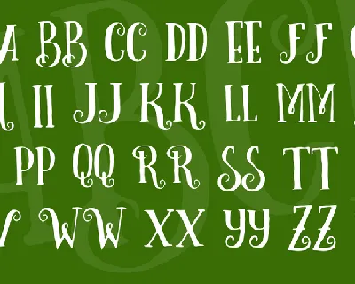 Curely font