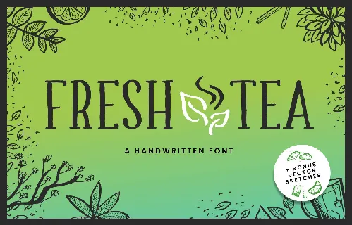 Fresh Tea font