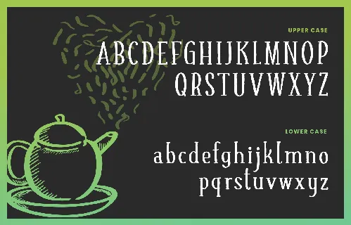 Fresh Tea font