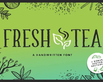 Fresh Tea font