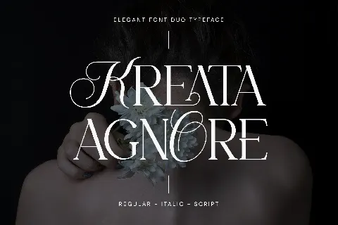 Kreata Agnore font