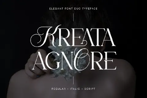 Kreata Agnore font