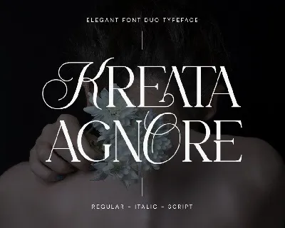 Kreata Agnore font