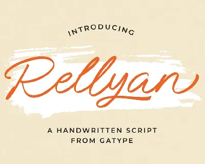 Rellyan font