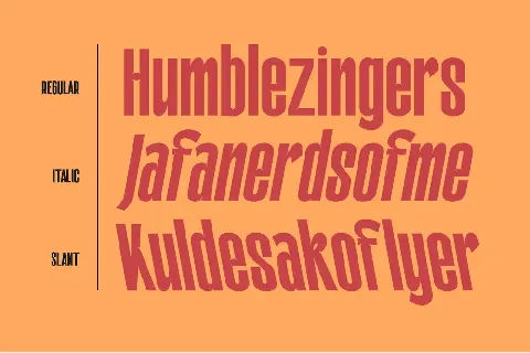 Galfego Free font