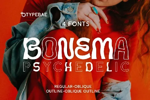 Bonema Psychedelic font