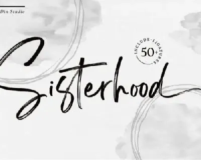 Sisterhood Brush font
