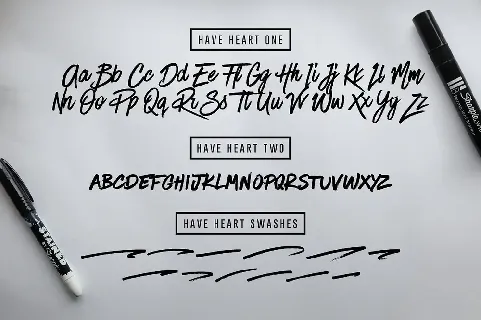 Have Heart Script font
