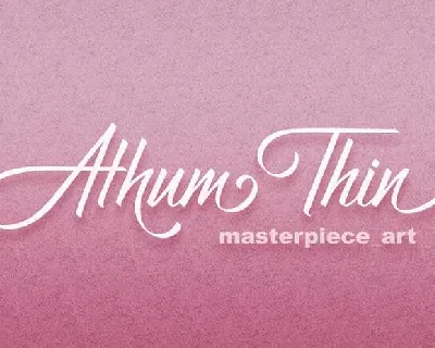 Athum font
