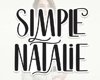 Simple Natalie Display font