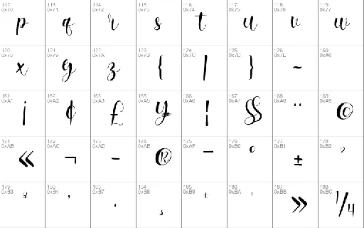 barisha script - Personal Use font