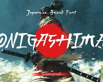 ONIGASHIMA Demo Version font