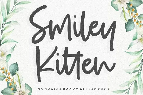 Smiley Kitten font