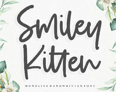 Smiley Kitten font