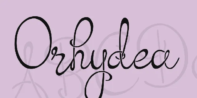 Orhydea font