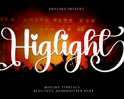 Higlight Typeface font