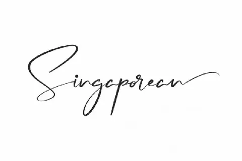 Singaporean Handwriting font