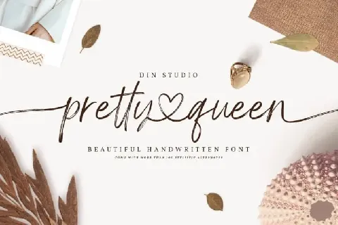 Pretty Queen Brush font