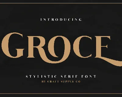 Groce font