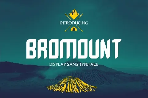 Bromount Typeface font