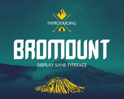 Bromount Typeface font