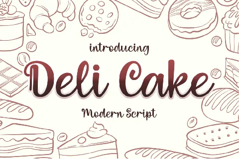 Deli Cake font