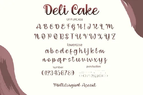 Deli Cake font