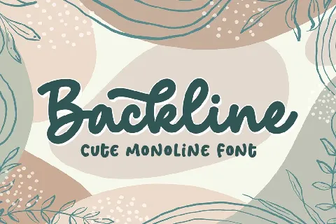 Backline font