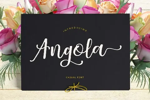 Angola Script font