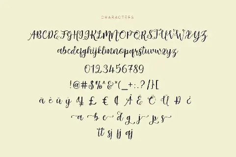Angola Script font
