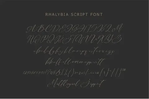 Rhalybia font
