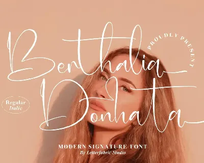 Berthalia Donatha font