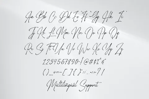 Gasthony Signature font