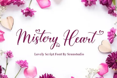 Mistery Heart Calligraphy font