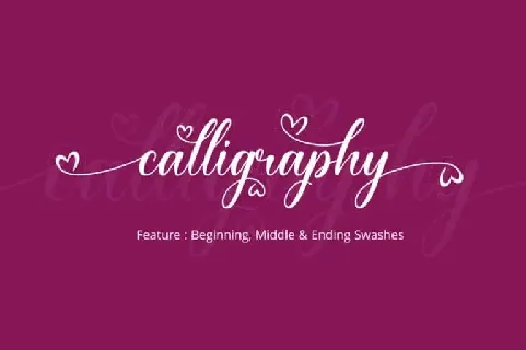 Mistery Heart Calligraphy font