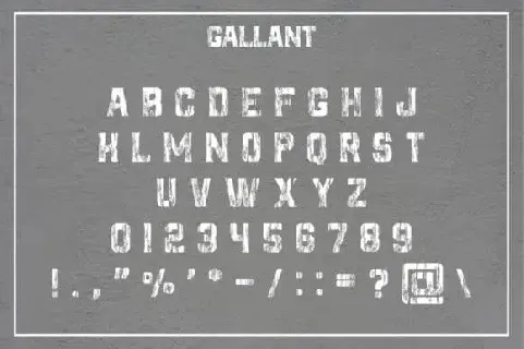 Gallant Display font