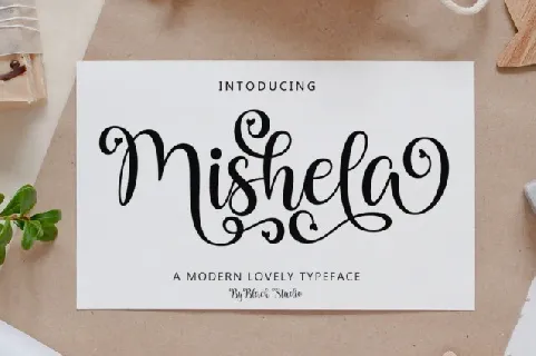 Mishela Script font